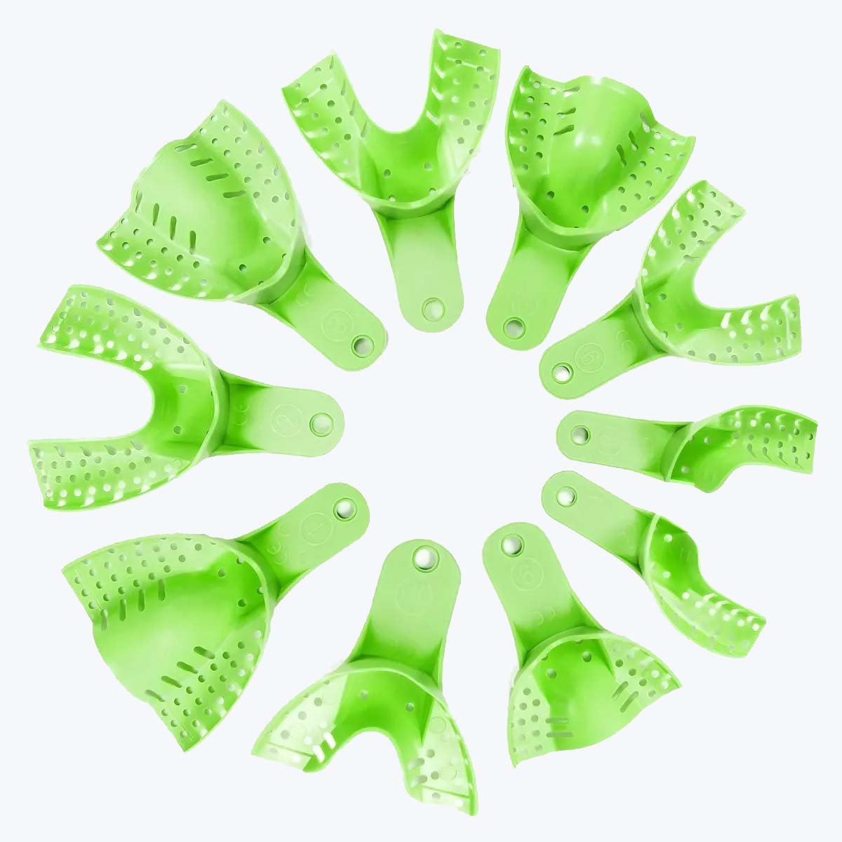 Cotisen Autoclavable Impression Trays (Set of 10)